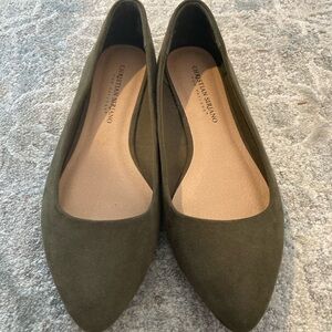 Christian Siriano Dark Green Women's Loafers